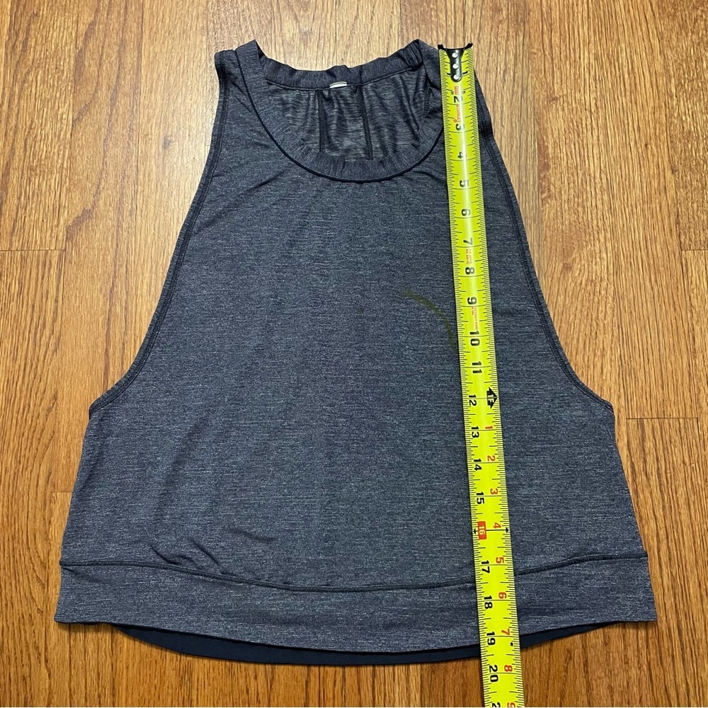 Lululemon Pace Perfect Tank in Heathered Midnight Navy / Midnight Navy - Picture 13 of 14